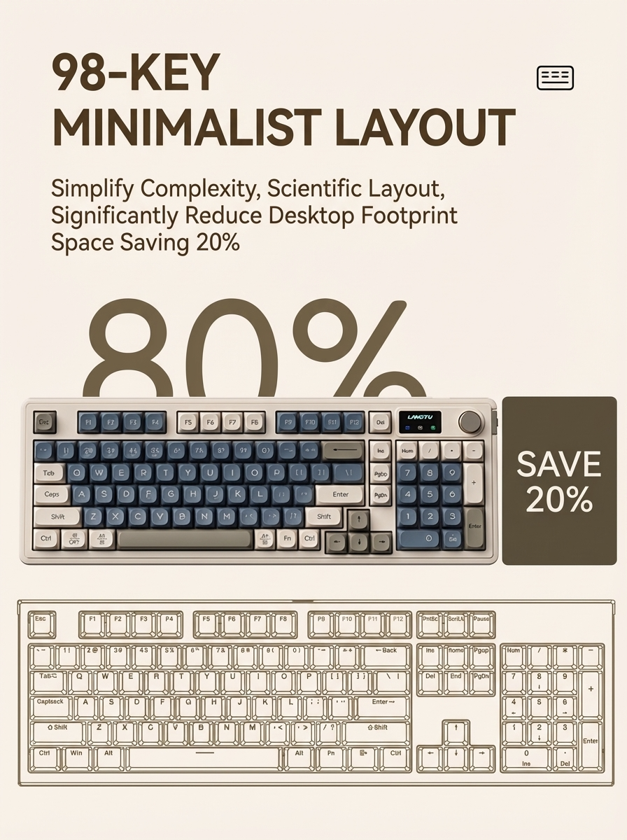 L98 wireless keyboard